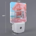 thumbnail image 2 of Salouo Pastel Pink Beach Cafe for Night Lights Plug into Wall 1 Pack, 0.5W Plug in Night Light with Dusk-to-Dawn Light Sensor LED Nightlight for Bathroom, Adult, Hallway-, 2 of 7