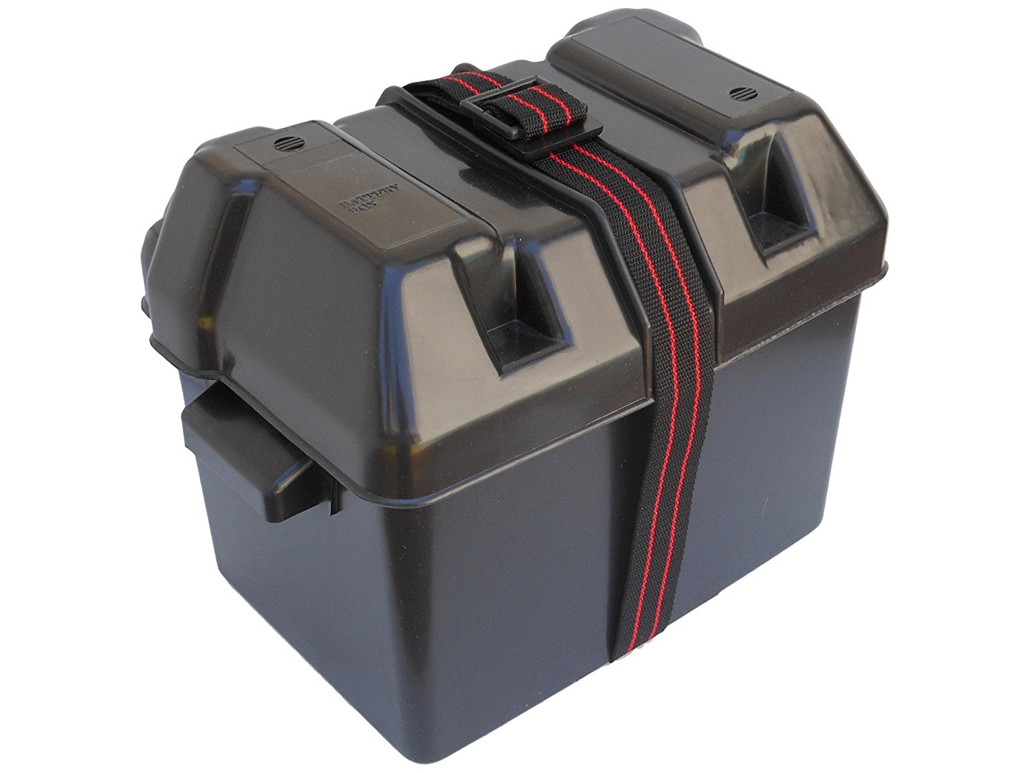 Marine Plastic Battery Box Tray Holder W/strap Boat, Rv, Caravan