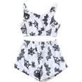thumbnail image 2 of Halloween Under $ 10 Women Pajama Sets Womens Cotton Vest and Shorts Set Glow Print Home White Pajama, 2 of 6