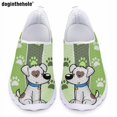 thumbnail image 1 of Zapatos de enfermera de moda para mujer de Doginthehole, zapatos planos casuales con dibujos de animales en colores artísticos, zapatos de malla transpirables y ligeros, 1 of 5