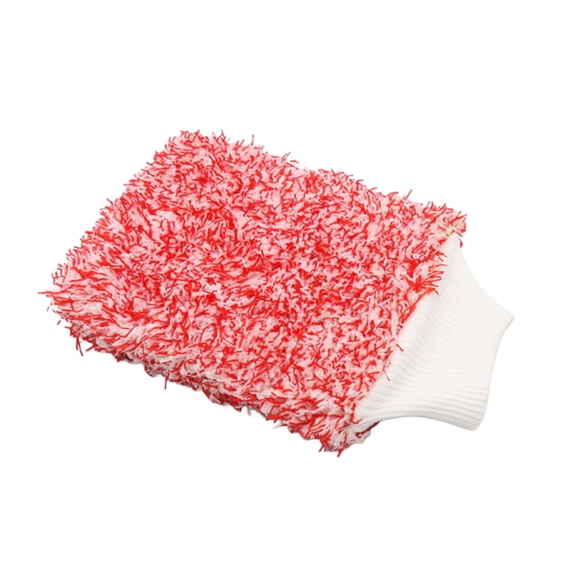 Soumake Ultra-Fine Microfiber Car Wash Mitts, 1/3-Pack Absorbent Scratch-Free Drying Gloves for Car Washing