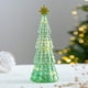 thumbnail image 5 of Adorno navideño de cristal | Luz nocturna luminosa | Decoración navideña de cristal verde | Decoración navideña para el hogar, 5 of 5