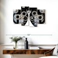 thumbnail image 3 of Elephant Stock Optical Phoropter Wall Art - Horizontal Multi Panel Canvas - Living Room Wall Decor - Profession Multi Panel - Black And Silver Decor - 36" x 22", 3 of 8