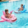 thumbnail image 2 of Pool Floats for Kids and Toddlers, with Water Blaster, Shark Boat Pool Float Swim Seat Toys, Summer Swimming Pool Water Toys for Boys Girls Aged 3-8 Years, Blue, 2 of 7