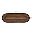 thumbnail image 3 of VHC Brands Heritage Farms, Stair Tread Non-Slip, Braided Jute, Rectangle, Red Black Tan. 8.5x27, 3 of 10