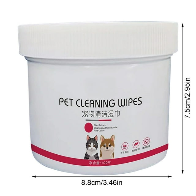 Hearth & Gear Tear Stain Wipes Easily Solve The Tear Stain Problem Keeping Your Pet Fresh Every Day! Miniature Accessories Dog Bike Accessories Dog Bike Rack Accessories for Great Bike Trailer Dog