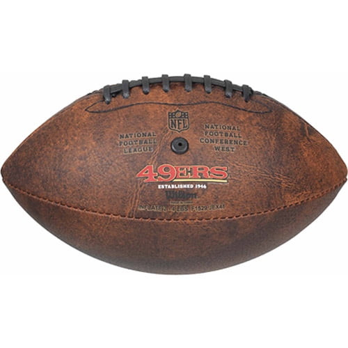 Wilson - NFL 9 Inch Color Throwback Football, San Francisco 49ers 