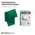 thumbnail image 2 of THERABAND Professional Pre-Cut Latex Resistance Bands, Green, Heavy Resistance, 5 Foot, 2 of 11