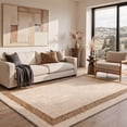 thumbnail image 2 of KUETH 2x3 Minimal Style Entryway Rug, Machine Washable Soft Low Pile Non Slip Backing Rug, AMBERLINEN Accent Rug, 2 of 5