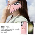 thumbnail image 4 of Allytech Wallet Case for Samsung Galaxy S23 Ultra, S23 Ultra Case Cover, PU Leather Slim Fit Cards Holder Shockproof Kickstand Ring Holder Anti-Scratch Case for Galaxy S23 Ultra - Pink, 4 of 8