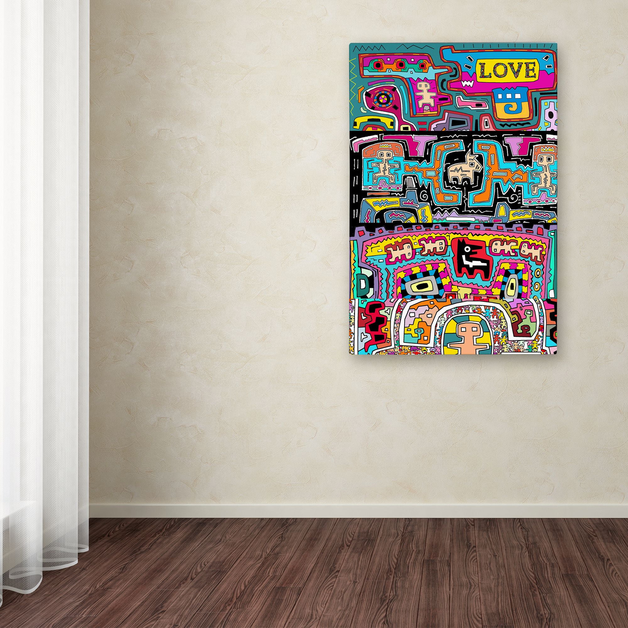 Trademark Fine Art 'Mixed Paintings' Canvas Art by Miguel Balbas