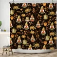 thumbnail image 4 of Tchckioa Shower Curtain,Waterproof Hooks Bath Curtain for Bathroom Decor,Autumn Thanksgiving,72x72, 4 of 8