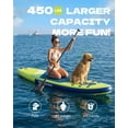 thumbnail image 3 of SOLAVERO 10'6" Inflatable Stand Up Paddle Board, Ultra-Light SUP Board with Accessories, Anti-Slip EVA Deck for Adults, 3 of 8