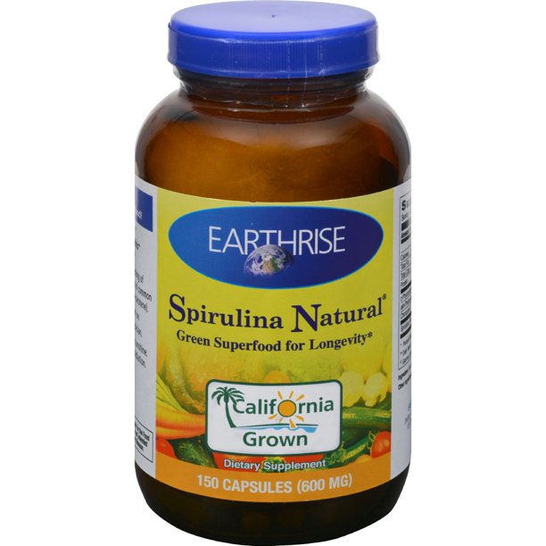 Earthrise Nutritionals Earthrise Spirulina Natural, 150 ea Walmart