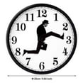 Bgageg Clock Walk Wall Clock Funny Wall Clock For Bedroom Kitchen