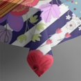 thumbnail image 5 of Pioneer Flower Floral Print Pattern Square Tablecloth,Waterproof Square Table Cover,Wipeable Spillproof Washable Table Cover for Home Kitchen Party Decor 60"x60"(152x152cm), 5 of 6