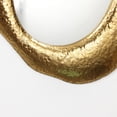 thumbnail image 6 of LuxenHome Bright Gold Metal Frame Oblong Wall Mirror, 6 of 6