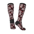 thumbnail image 5 of Lsque Snake And Rose Printed Crew Socks Men's Women's LightWeight Thin Casual Calf Socks ,Knee High Socks,Cotton Socks, 5 of 9