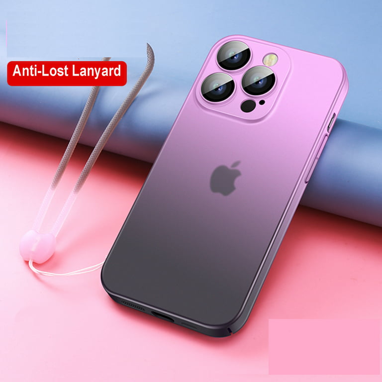 Fr iPhone 14 Pro Max/14 Pro/13 Pro Max/12Pro Metal Bumper Matte Clear Case  Cover