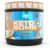 BPI Sports Keto Bomb Coffee Creamer - Supports Energy and Hydration - MCT and Electrolytes - with Calcium - French Vanilla, 18 Servings