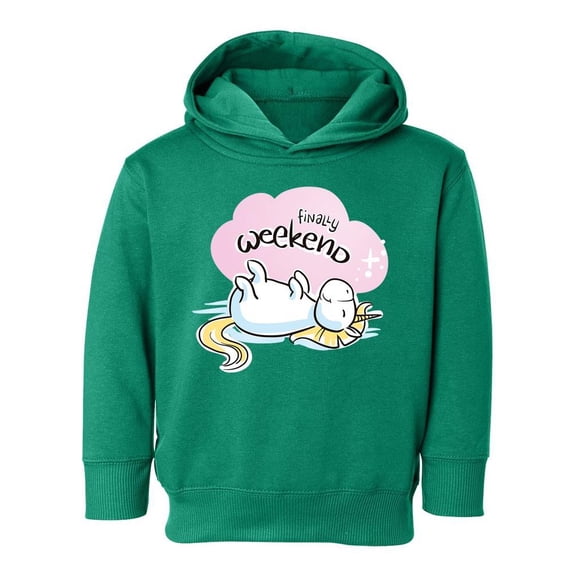 Weekend, Relaxed Unicorn Hoodie Toddler - Toddler Hoodie