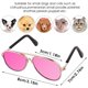 thumbnail image 2 of 4 pares de gafas de sol con forma de gato, protección UV, gafas de sol clásicas retro para perros pequeños para fiestas de disfraces ER, 2 of 5