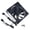 Black Reverse, variant on PC Case Fan ARGB Reverse/Forward Type 12cm CPU Cooling Fan with Light Effect