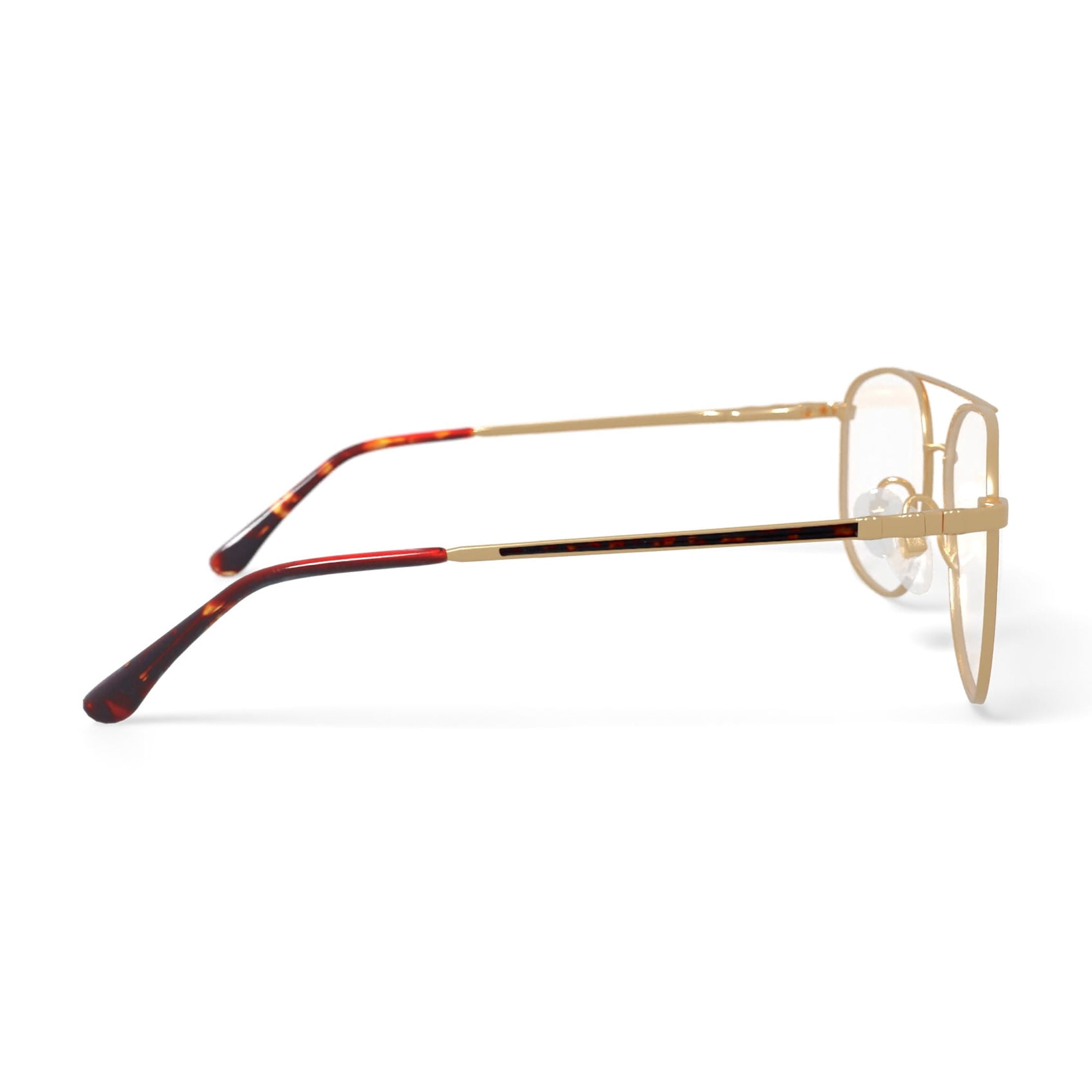 Stetson Men's ST143 Square Prescription Eyeglasses with Case, Tortoise