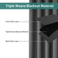 thumbnail image 4 of LUSHVIDA Room Divider Curtains Total Privacy Wall Room Divider Screens Wide Blackout Curtain for Living Room Bedroom Patio Sliding Door, 1 Panel, Dark Grey, 8.3ft Wide x 7ft Tall, 4 of 6