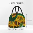 thumbnail image 2 of Fotbe Sunflowers in Bucket Bolsa de Almuerzo con Estampado, Lonchera Aislada, Contenedor de Comida Reutilizable Tipo Cooler a Prueba de Fugas, 2 of 6