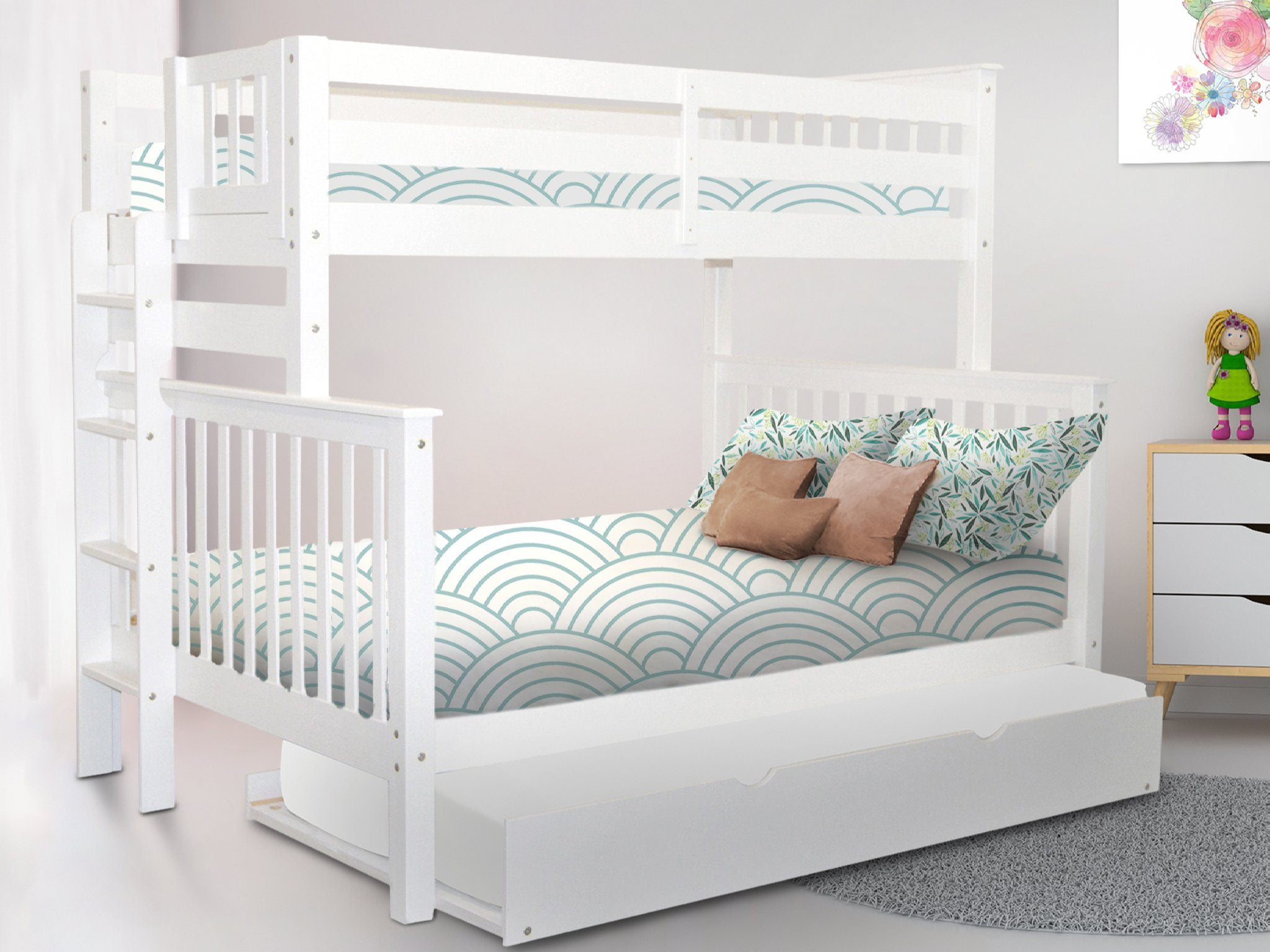 Bunk Beds Twin Over Full Mission Style, Slumberland Bunk Beds