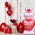 thumbnail image 4 of Valentines Day Balloons, Large Red Heart Love Standing Balloons for Valentines Party Decorations, 3D Love Foil Balloons Galentines Day Wedding Decor, 4 of 4