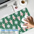 thumbnail image 4 of Long Mouse Pads for Desk,Green Christmas Tree and Snowflake Desk Mats on Top Of Desks, Desk Mouse Pad Extra Large with 3mm Non-Slip Base and Stitched Edge for Gaming,Work,Home 31.5x11.8in, 4 of 4