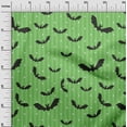 thumbnail image 3 of oneOone Popeline de Coton Sergé Tissu Vert Matériel de Robe d'Halloween Tissu Imprimé Tissu au Mètre 56 Pouces de Large, 3 of 4