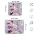 thumbnail image 6 of Iauyy Dish Drying Mat for Kitchen Counter, Super Absorbent & Hanging 16x18 / 18x24 Inch (S/M) Small Petals and Leaves, 6 of 7