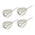thumbnail image 4 of Bandeja para pesar granos de café con cucharas Bandejas individuales para café para cocina de cafetería 4 tazones 4 cucharas, 4 of 9