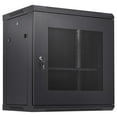 thumbnail image 2 of SKYSHALO 12U Wall-Mounted Network Server Rack Cabinet Enclosure with 15.5'' Deep Door Lockl, 2 of 9