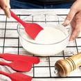 thumbnail image 4 of 6 Pcs Kitchen Silicone Utensils Set, Silicone Handle Heat Resistant Cooking Kitchenware, 4 of 9