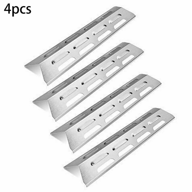 for Gftime Bbq 4Pcs Replacement Stainless Steel Heat Plate Shield Barbeque Grill