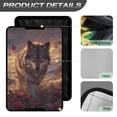 thumbnail image 4 of Psesaysky RV Door Window Shade Cover, Camper Sunshade Privacy Screen Window Cover, 17.3x26 inches，Travel Trailer Motorhome Sun Shade RV Accessories, Wild Wolf Rose, 4 of 7