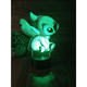 thumbnail image 5 of Lampara Led 3d Ilusión Touch Control Con 16 Colores Malubero, azul, 5 of 5