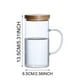thumbnail image 3 of Jarra de agua de cristal con tapa y asa Jarra para zumos Jarra fría Jarra de cristal Vasos de cristal Vasos para beber Jarra de agua de cristal con tapa, 3 of 5