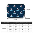 thumbnail image 3 of Shark Summer Print 15 inch Portable Laptop Sleeve Compatible with MacBook Air Notebook Computer Case for Men Women College School Students, 3 of 7