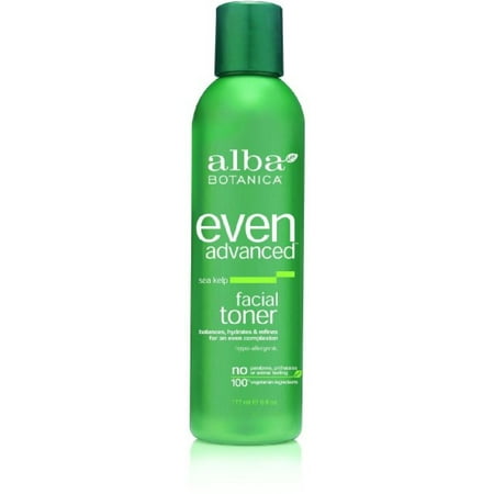Alba Botanica Even Advanced Sea Kelp Facial Toner 6 Oz Pack Of 4