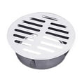 thumbnail image 2 of Stainless Steel Round Floor Drain Cover Grate, Outdoor Shower Drain Cover for Yard Balcony Roof Pipe Drainage,Anti-Blocking Sewer Drain Strainer for Bathroom Kitchen Patios, 2 of 6