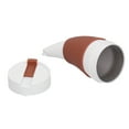 thumbnail image 4 of Tasse en Forme de Corne de Chèvre 230ml Tasse à Café Isolée avec Doublure en Acier Inoxydable pour Maison Bureau Blanc, 4 of 14