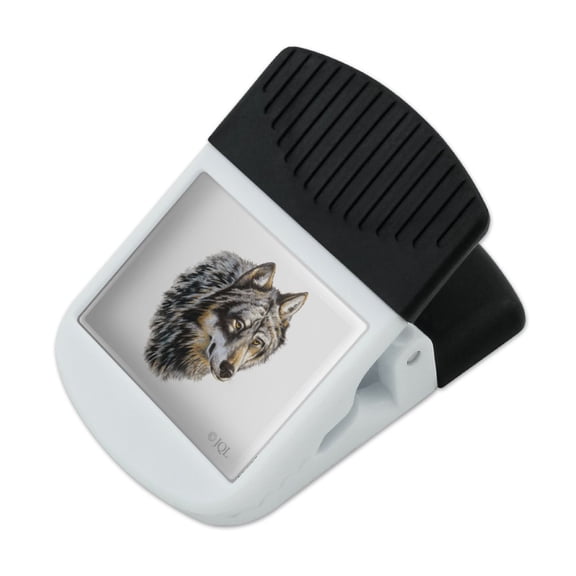 Wild Wolf Head Refrigerator Fridge Magnet Magnetic Hanging Hook Note Snack Clip