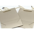 thumbnail image 4 of Rectángulo Bolsas de papel de cobre Bolsa de regalos Almacenamiento de joyas Bolsas de color sólido Favores de fiesta Paquete de ropa Embalaje Ropa, zapatos y accesorios Miscelánea Gris-plata Jumpingount  AP017417-01, 4 of 6