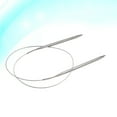 thumbnail image 6 of Entireivity 84CM Professional Stainless Steel Tube Circular Knitting Needles Crochet Needles Size for Sweater Woven - NO.11 (Silver), 6 of 8