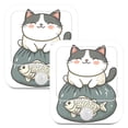 thumbnail image 7 of Yayeee LED Night Lights with Motion Detectors Auto Dusk to Dawn Light Sensors, 2 Pack, Beige Cute Cat, 7 of 7